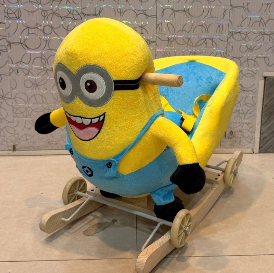 Minnion Face Rocking and Ride-On Rocker