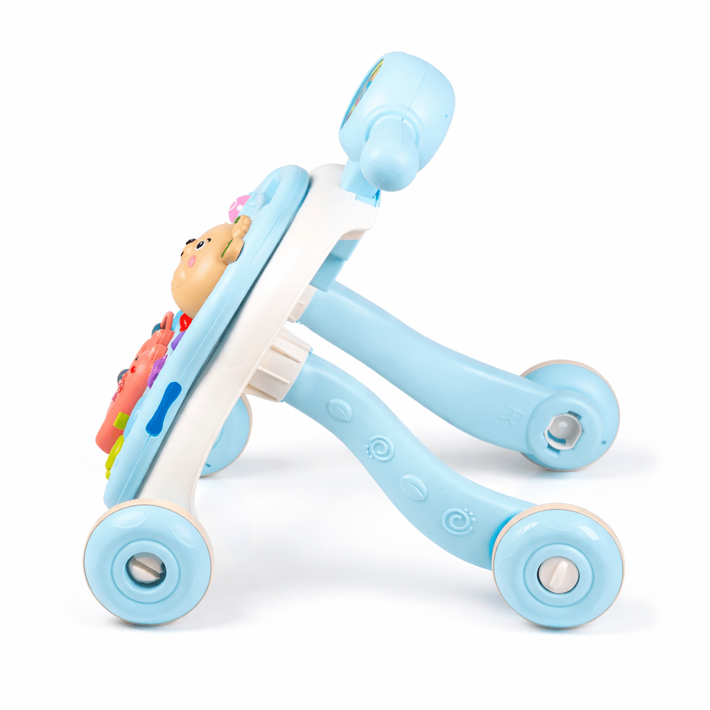 4-in-1 Baby Push Walker With Activity Table & Learning Center