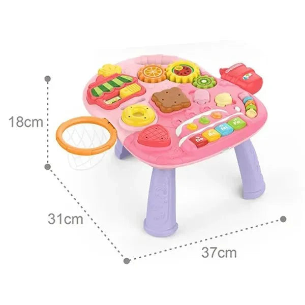 Multifunction 4 in 1 Baby Walker – Activity Table, Scooter & Ride-On Learning Walker