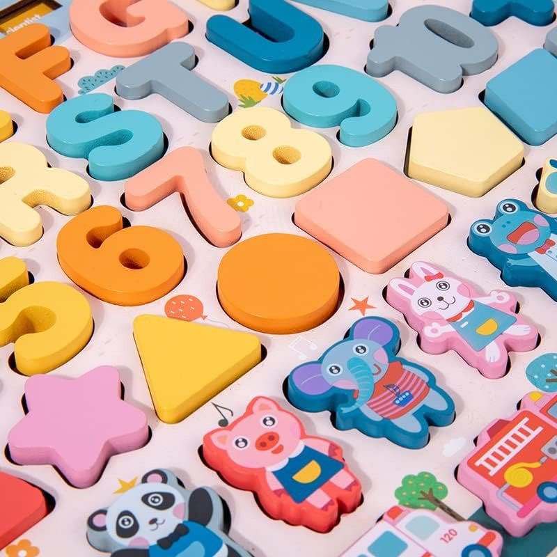 Multifunctional Wooden Educational Center for Early Learning