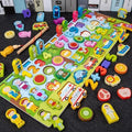 Multifunctional Wooden Educational Center for Early Learning