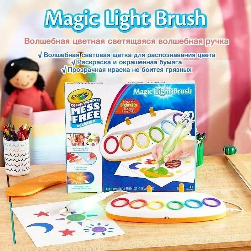ColorDraw Magic Water Painting Set for Kids – Refillable Water Art Board with 6 Color Pads & Brush Pen