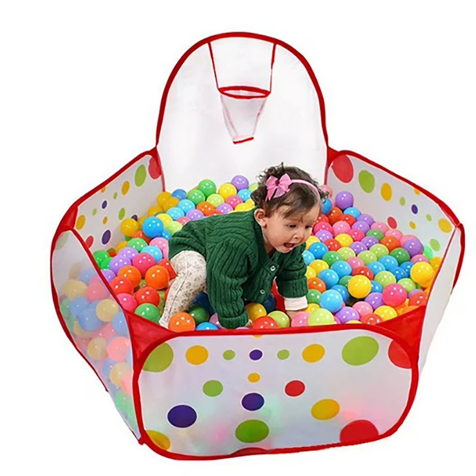 Polka Dot Ball Pit Tent for Kids – Indoor Play &  Activity Zone