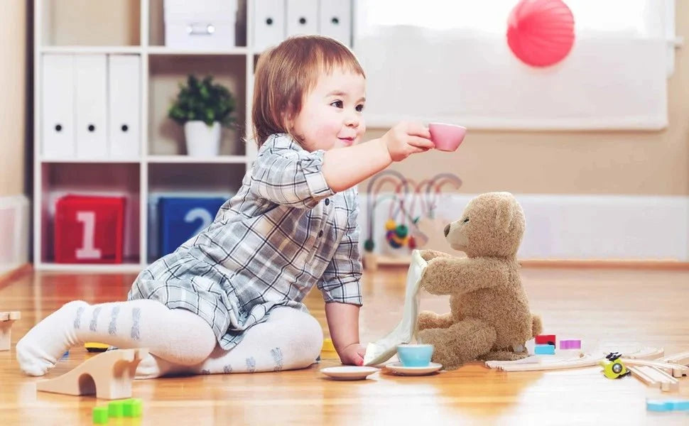 Playful Peek-a-Boo Stuffed Bear