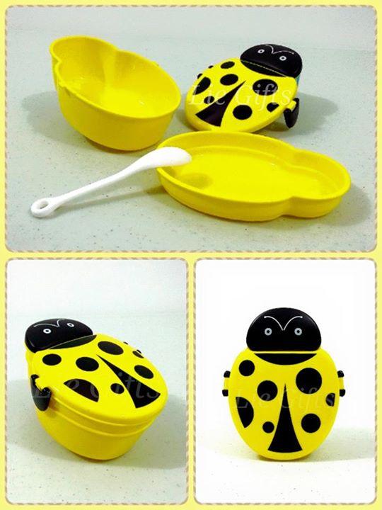 Ladybug Theme Double Layers Lunch Box