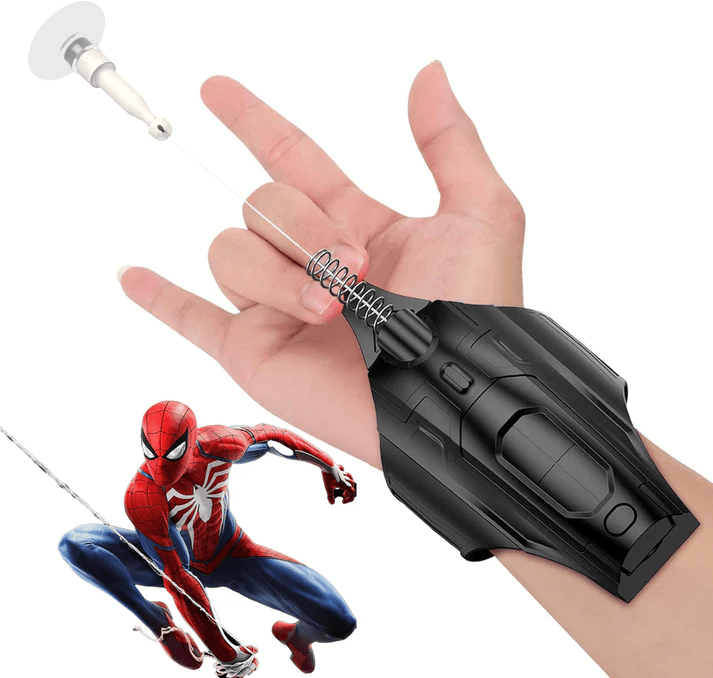 🕷️ Rechargeable Spider Filament Launcher Glove – Become a Real Superhero!