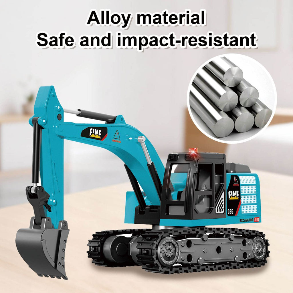 Remote Control Mini Excavator Construction – Remote Digger with Realistic Arm Movement