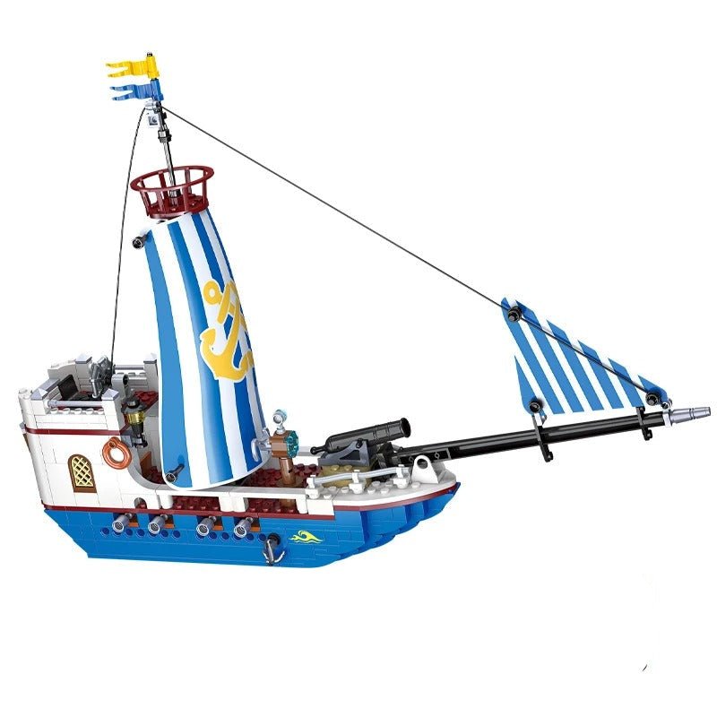Royal Explorer Pirate Ship Building Blocks Set