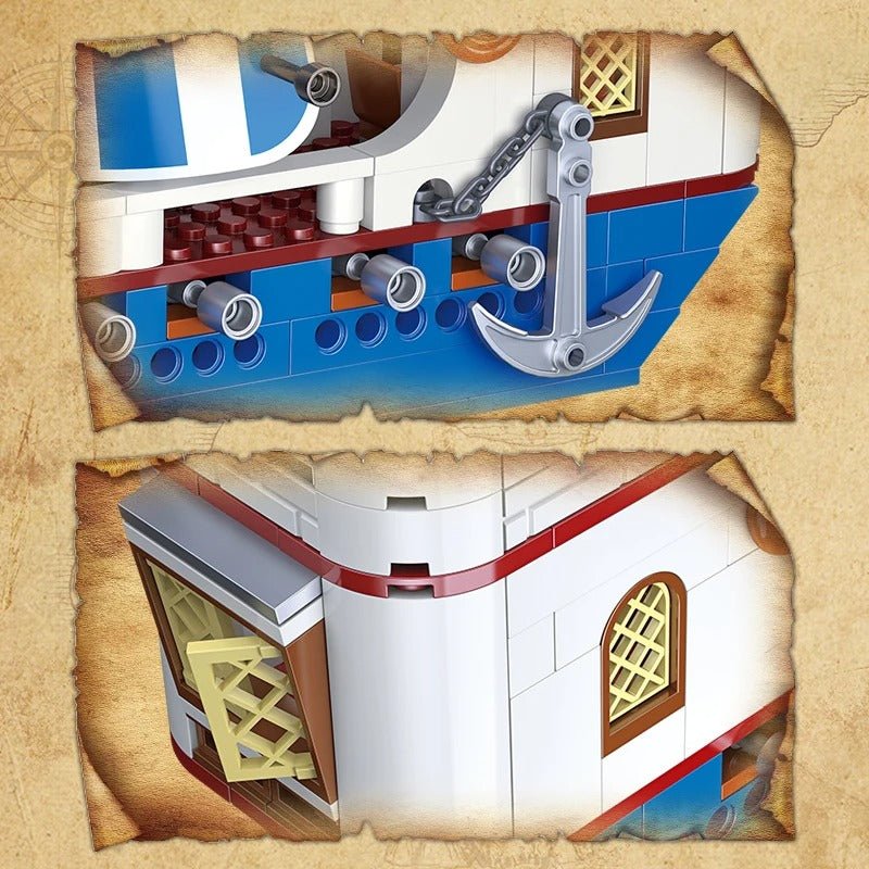 Royal Explorer Pirate Ship Building Blocks Set
