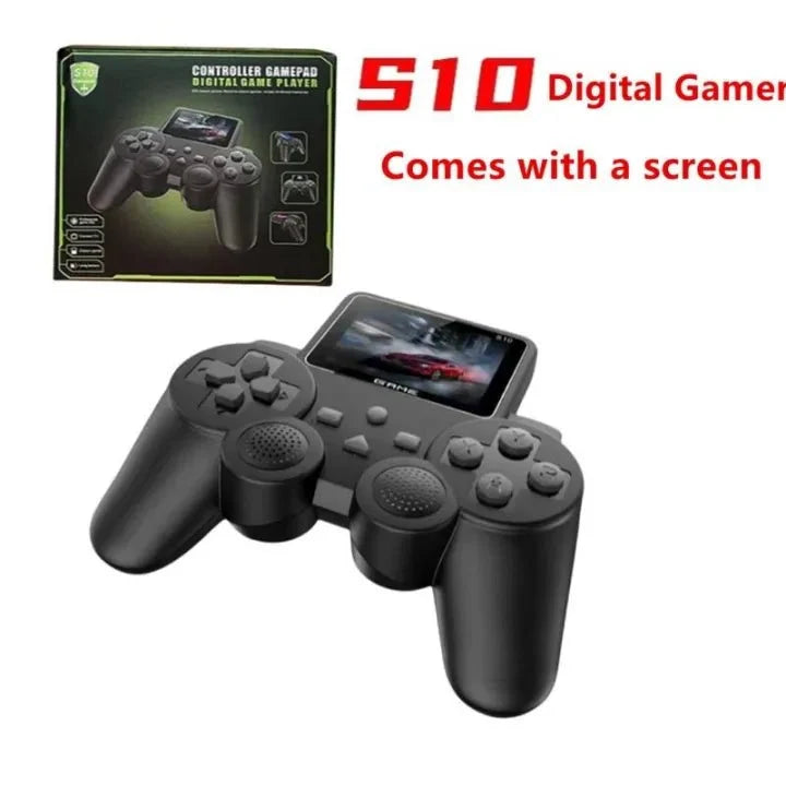 S10 Mini Portable Retro Video Game Console – Gamepad with Digital Display & 520 Games