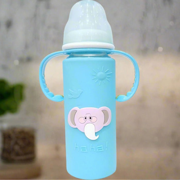 Safe BPA-Free Baby Feeder with Silicone Teat | 240ml