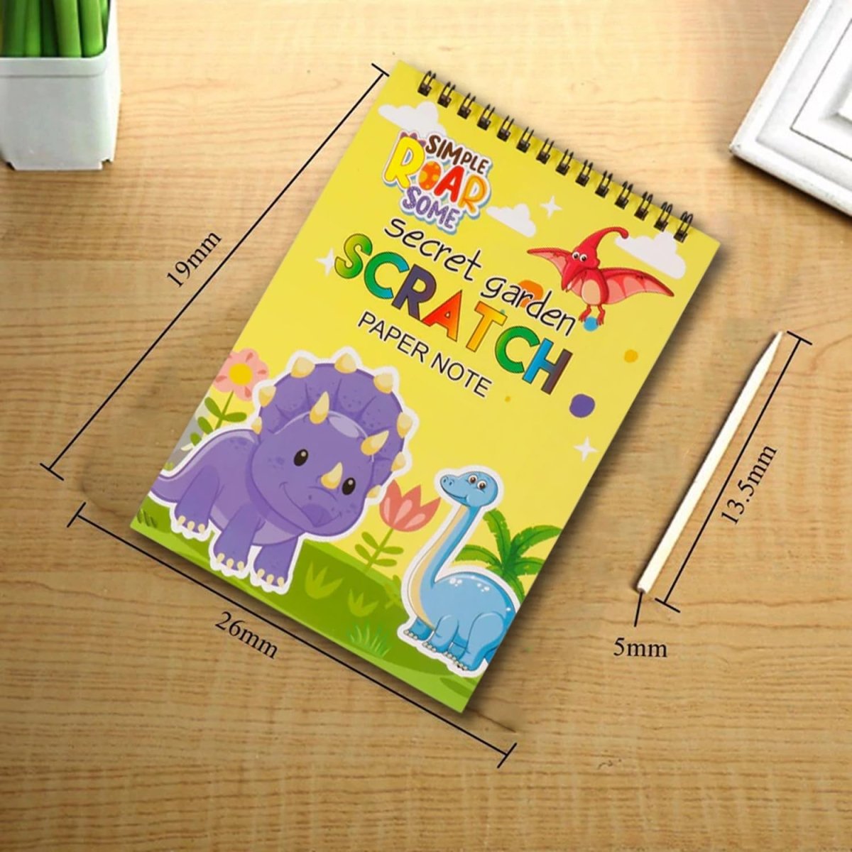 Scratch Art Book for Kids – Secret Garden Magic Drawing Pad