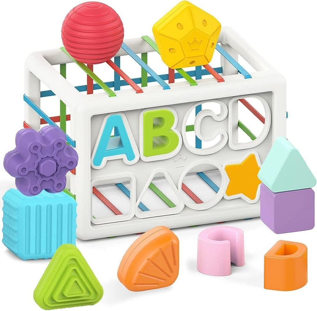 Sensory Shapes & Sorting Cube for Toddlers – Multi-Activity Learning & Development Play Set