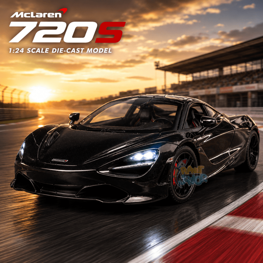 1:24 McLaren 720S Die-Cast Pull Back Sports Car Model