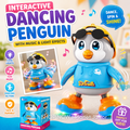Interactive Dancing Penguin Toy with Music & Light Effects