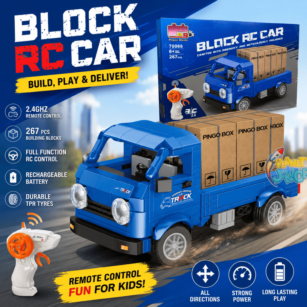 RC Building Bricks Cargo Truck Set