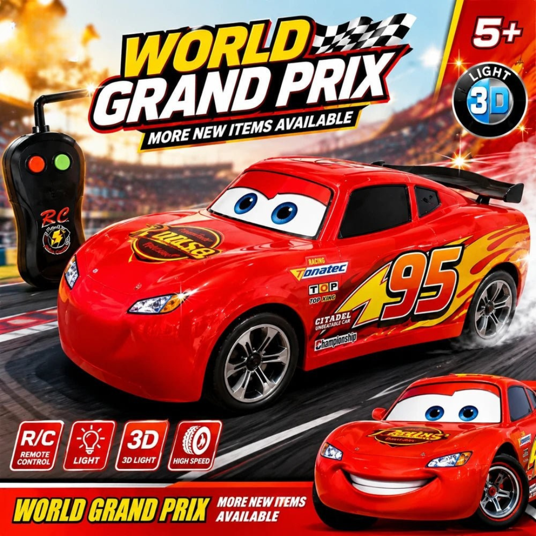 1:16 Scale Disney Cars Lightning McQueen Style RC Drift Racing Car