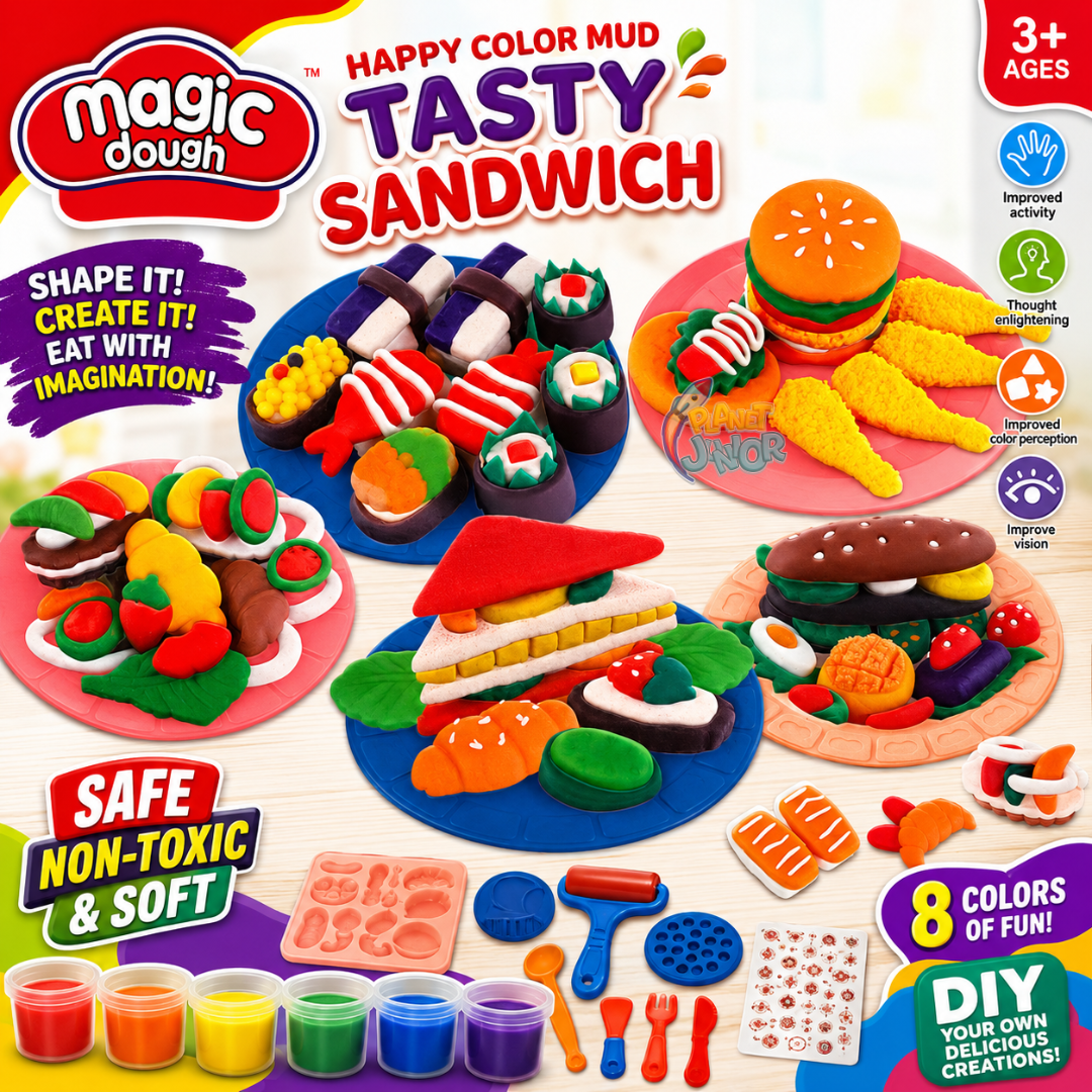 Tasty Food Magic Dough Creative Play Set