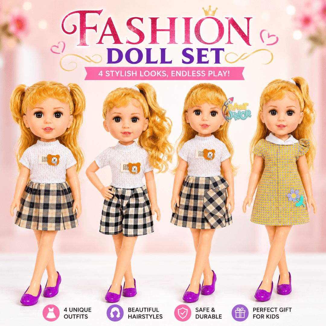 Jelena Fashion Doll with Long Blonde Hair | 1 Pcs