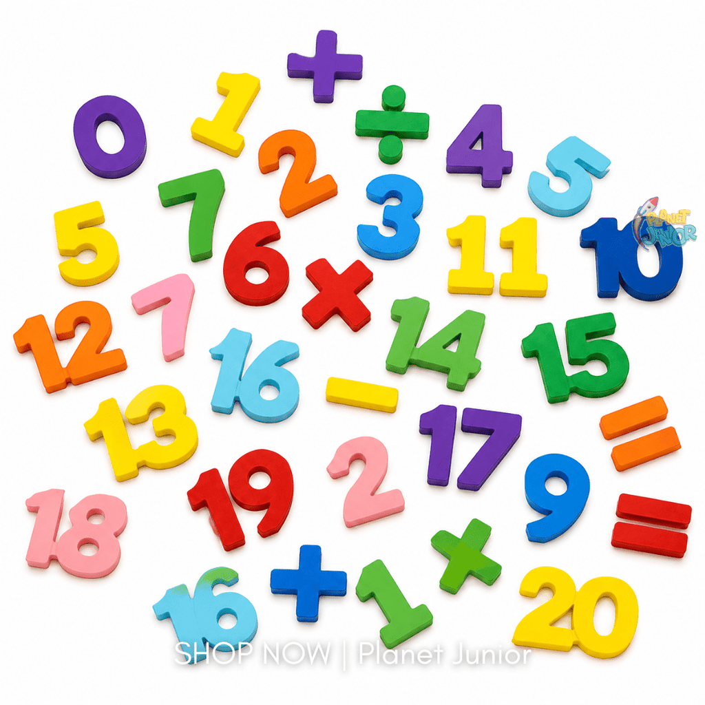 Wooden Number Learning & Counting Sticks Math Board