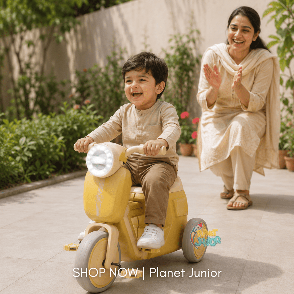 Kids Ride-On Tricycle Scooter with Lights & Music