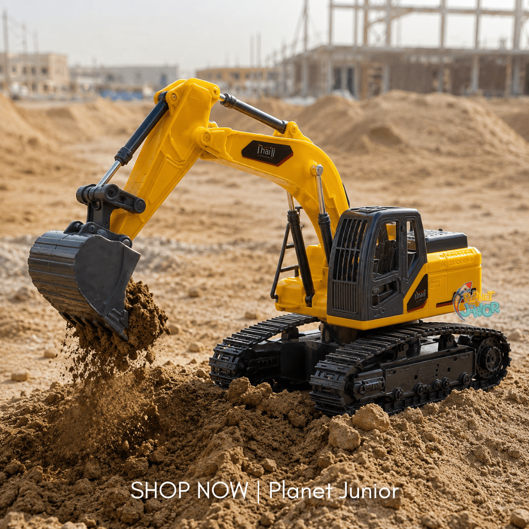 Remote Control Crawler Excavator Construction Vehicle Toy