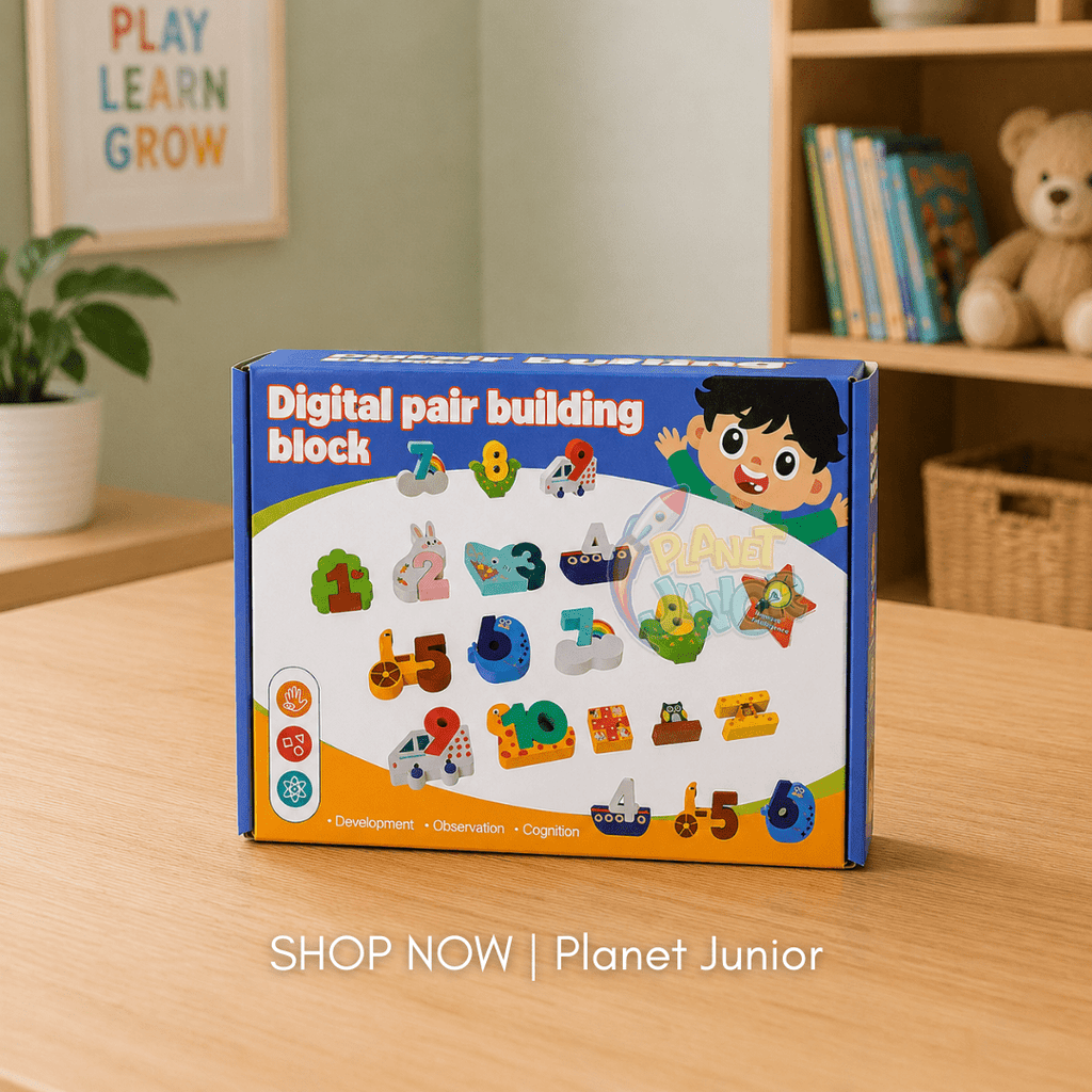 Digital Pair Building Number Blocks for Kids