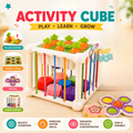 Multifunction Shape Sorting Cube – Colorful Matching & Sensory Activity Toy