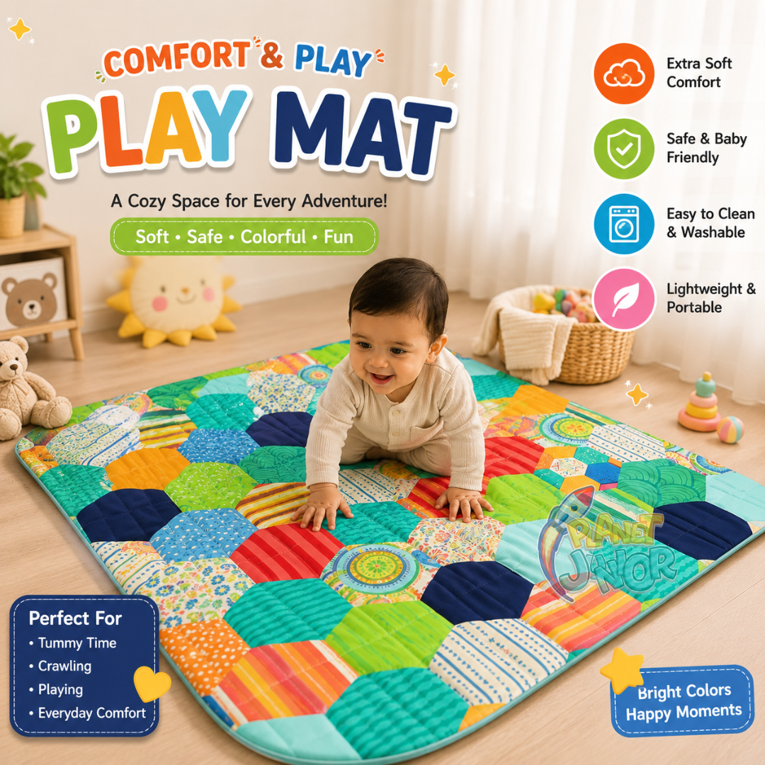 FlexiPlay Comfort Foam Mat – Large Play & Floor Mat