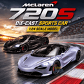 1:24 McLaren 720S Die-Cast Pull Back Sports Car Model