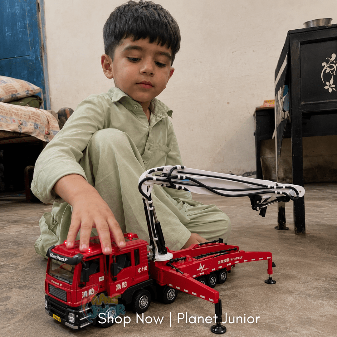 Fire Rescue Cement Pump Truck with Lights & Sound