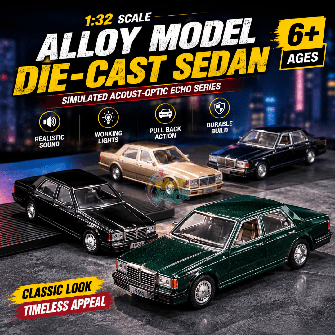 1:32 Scale Alloy Rolls-Royce 1994 Die-Cast Model Car with Working Lights