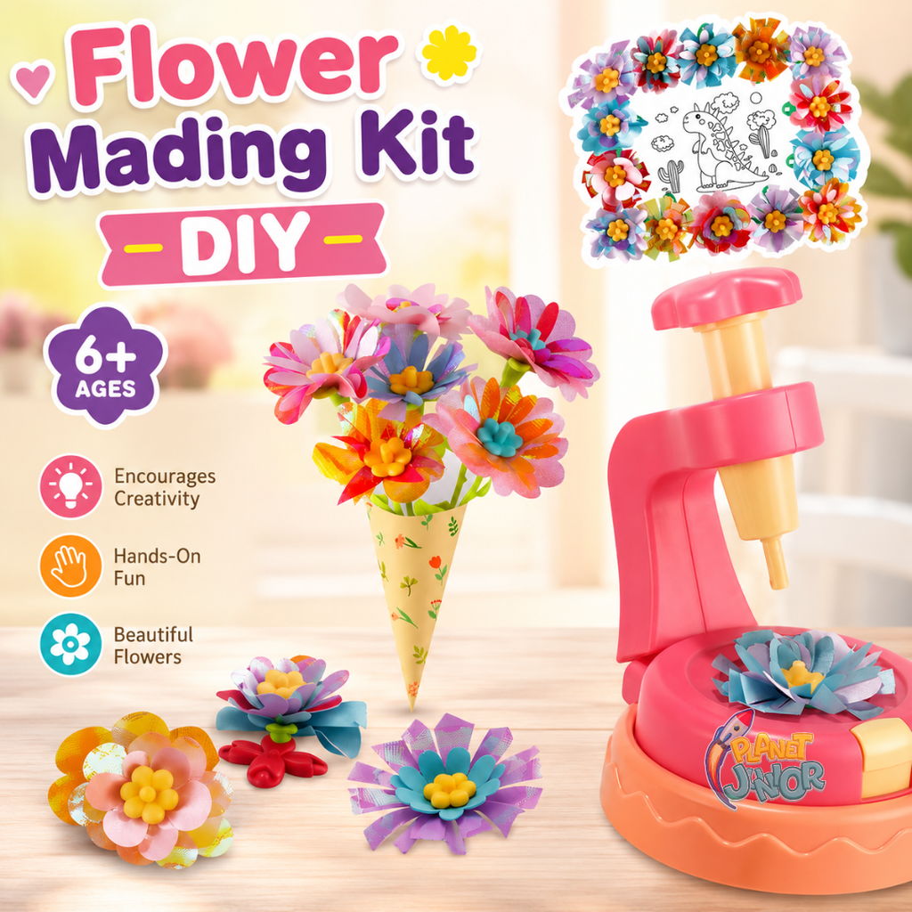 DIY Flower Making Craft Kit for Kids