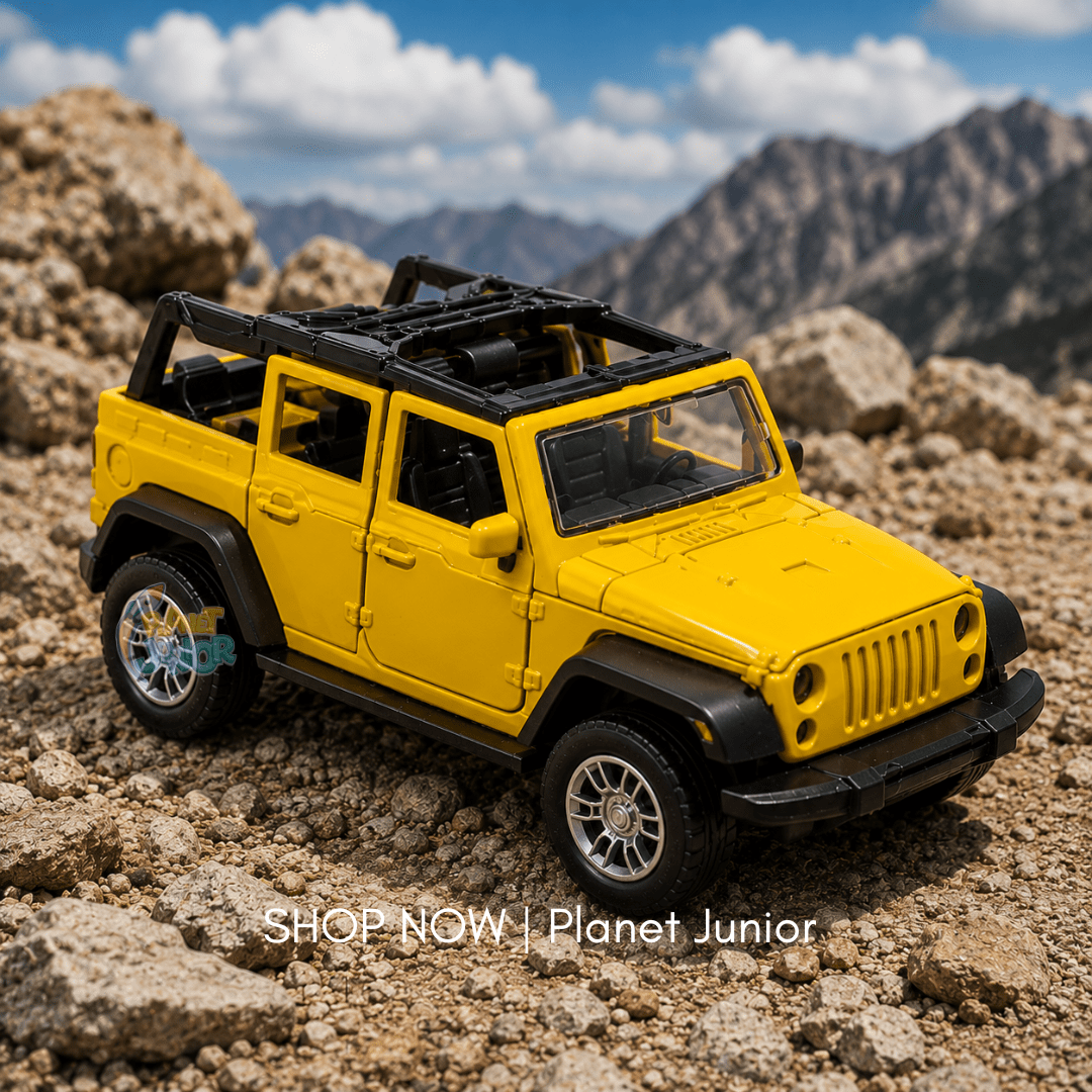 1:32 Jeep Wrangler JL Die-Cast Off-Road SUV  Car | 1 Pc