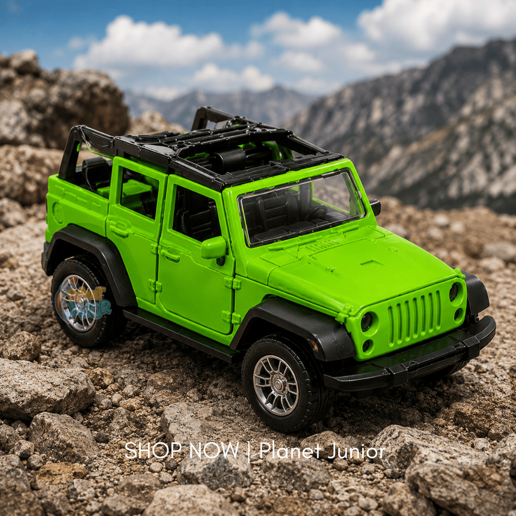 1:32 Jeep Wrangler JL Die-Cast Off-Road SUV  Car | 1 Pc