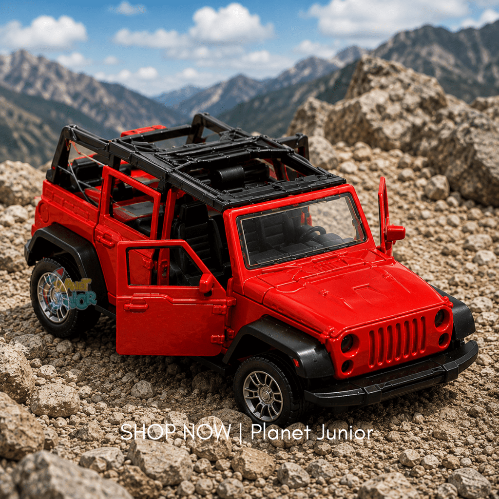 1:32 Jeep Wrangler JL Die-Cast Off-Road SUV  Car | 1 Pc