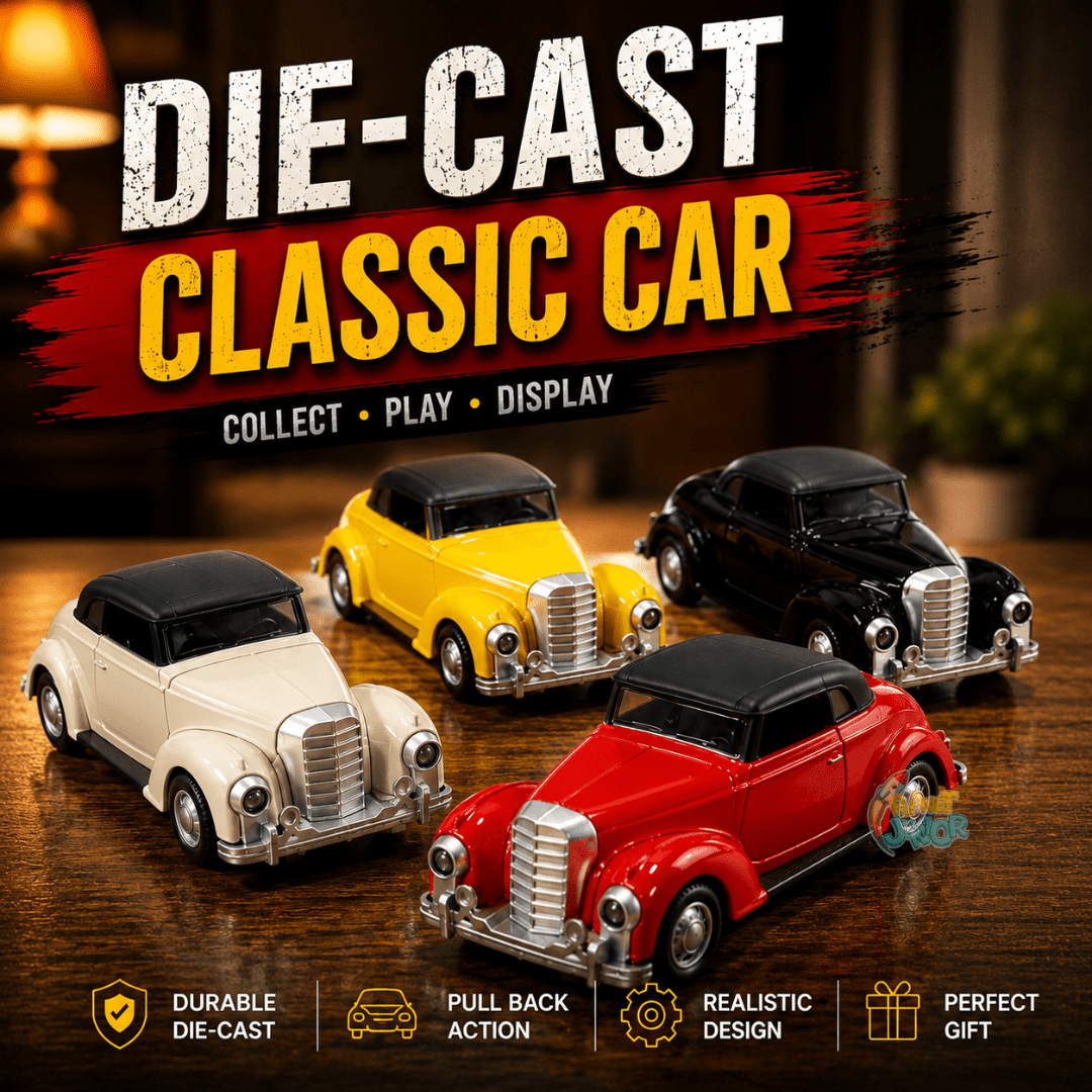 1:32 Mercedes-Benz 220 Cabriolet Classic Die-Cast Vintage Car | 1 Pc