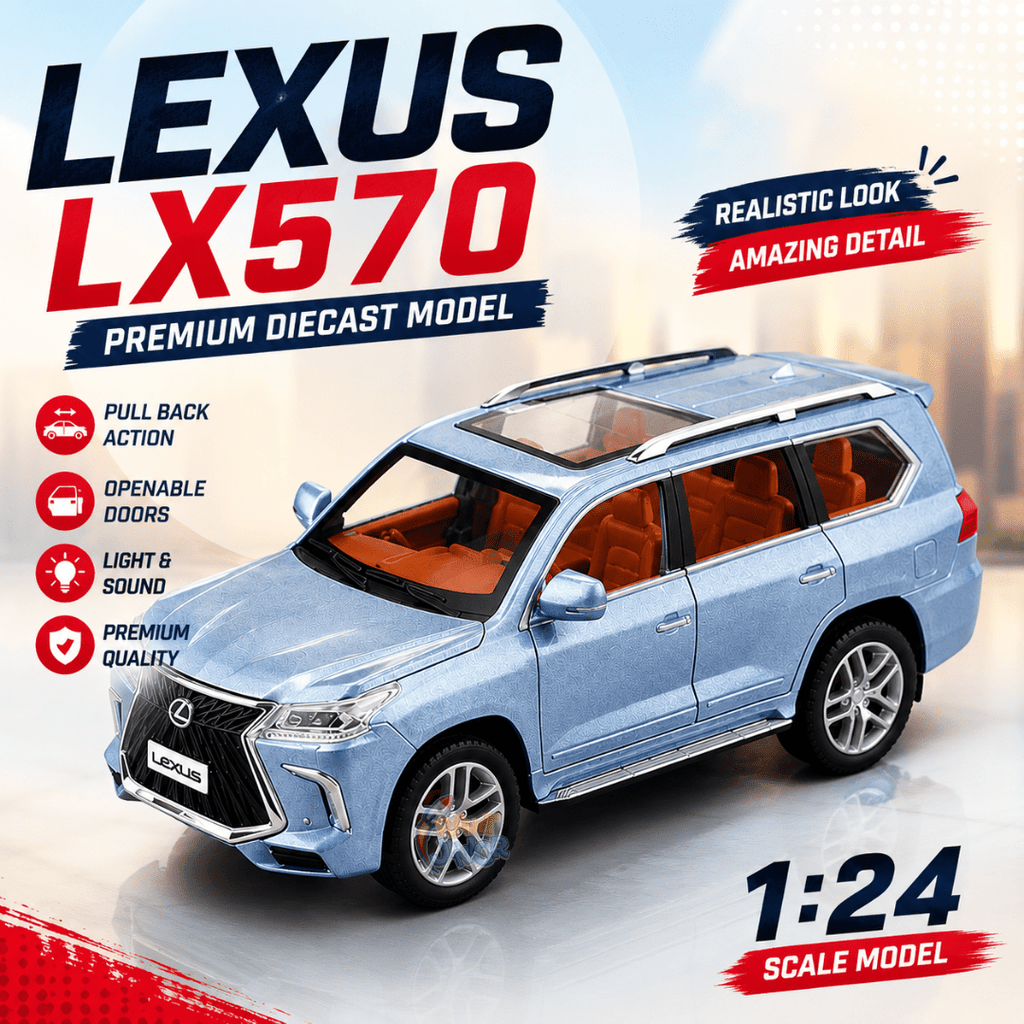 1:24 Lexus LX570 Die-Cast SUV Model