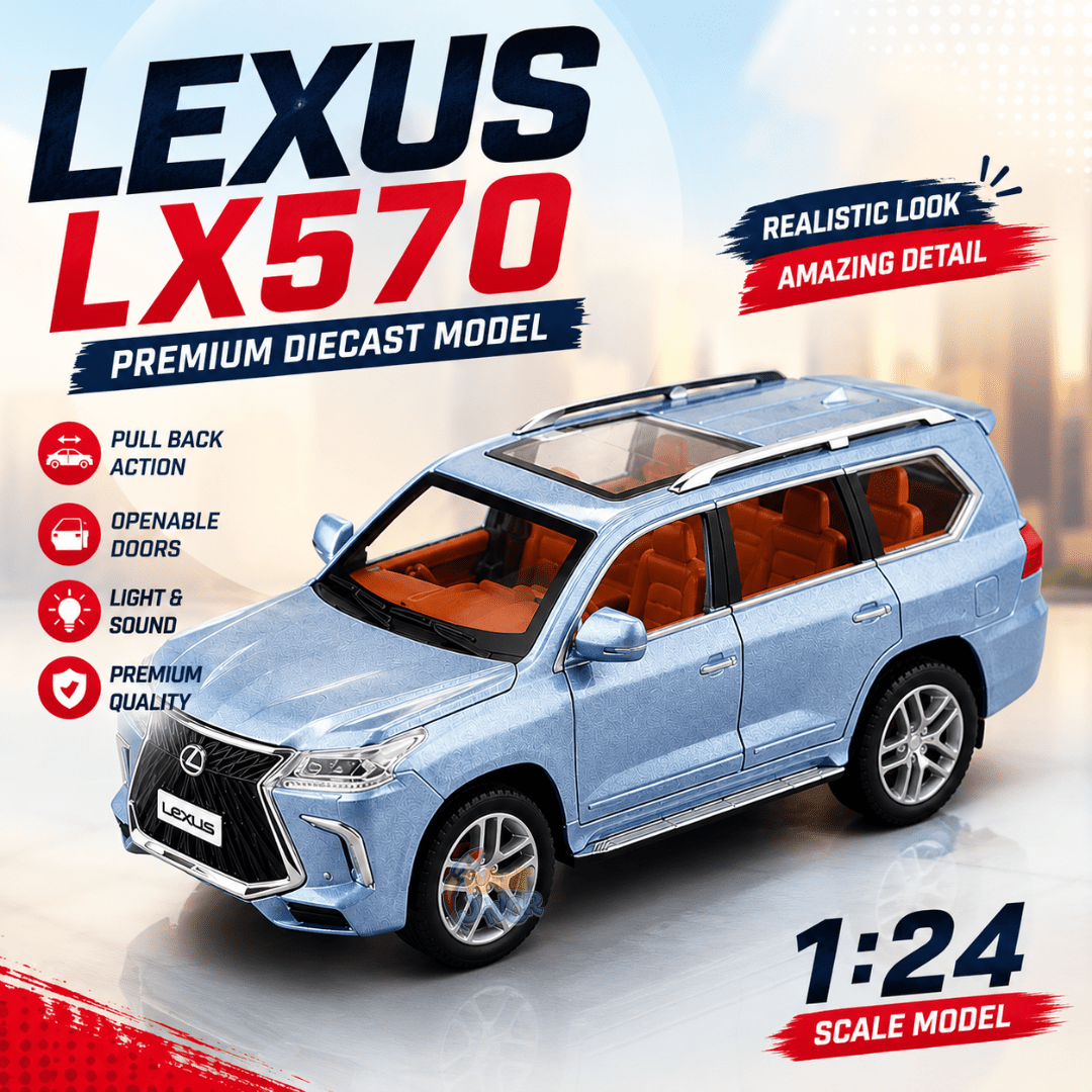 1:24 Lexus LX570 Die-Cast SUV Model