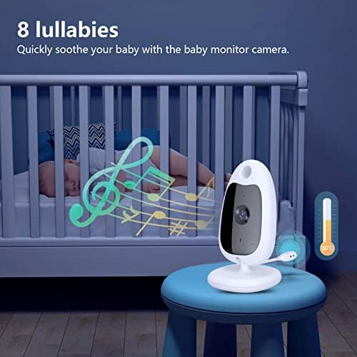 Smart Baby Video Monitor – HD Camera, Secure Audio & Long-Range Signal
