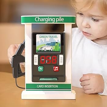 ⛽ Smart Petrol & Charging Station Playset – Real-World Learning Through Pretend Play!