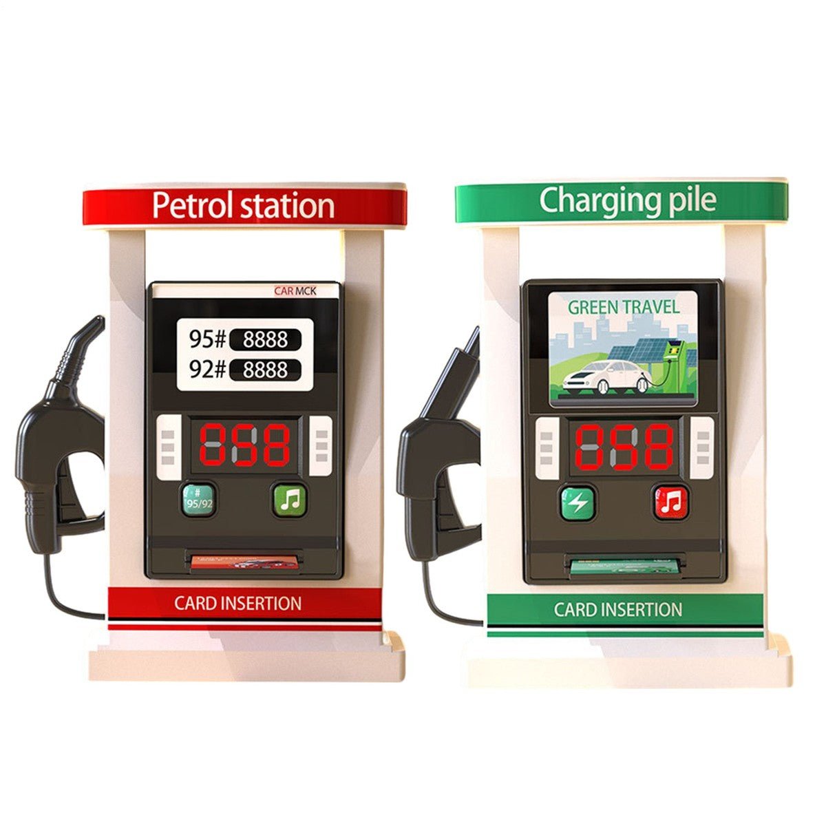 ⛽ Smart Petrol & Charging Station Playset – Real-World Learning Through Pretend Play!