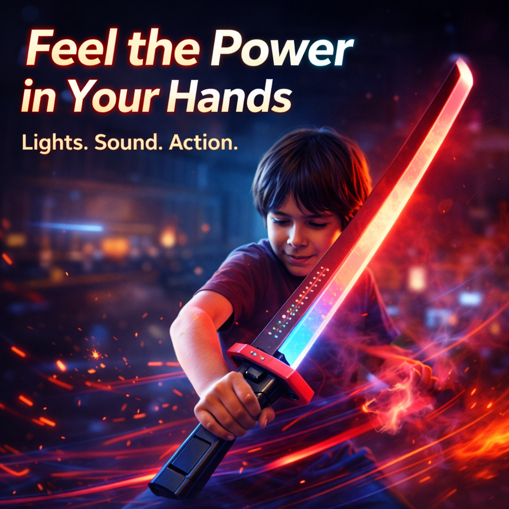 Sparkblade LED Light Sword with Smoke & Light Effects