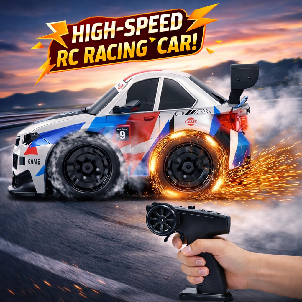 Sparking Effect BMW M4 Drift High-Speed Remote Control Car 🚗💨