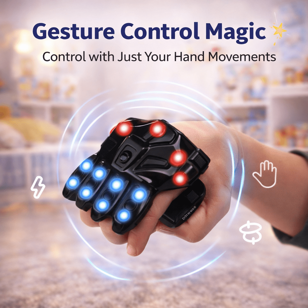 Spray Stunt RC Car with Hand Gesture Control – 360° Drift & Light Effects