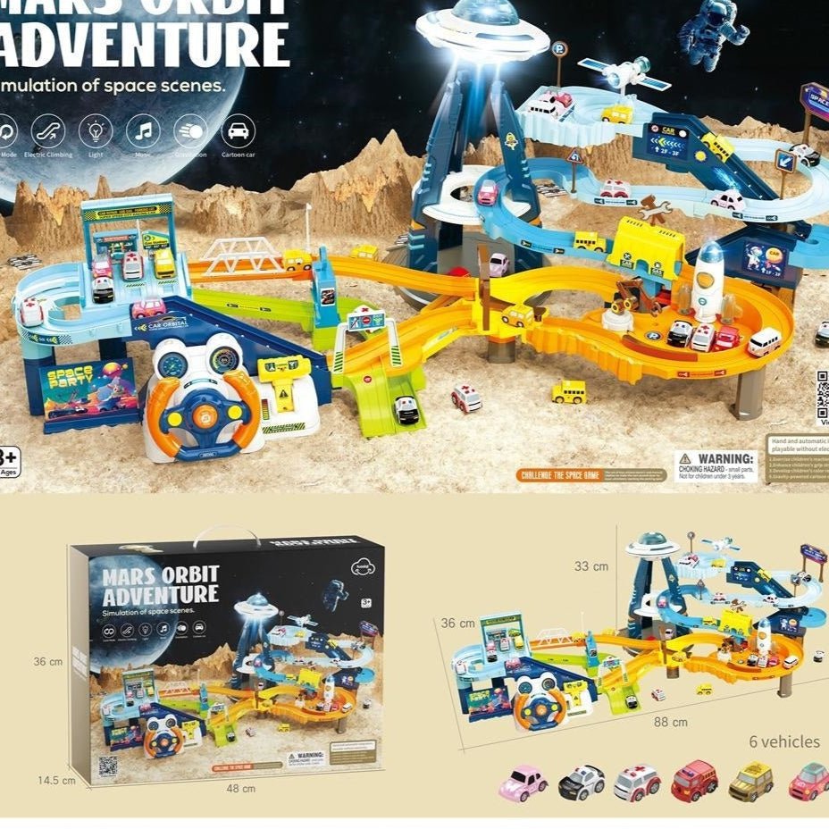 Steering Wheel Mars Base Track – Space Adventure Playset