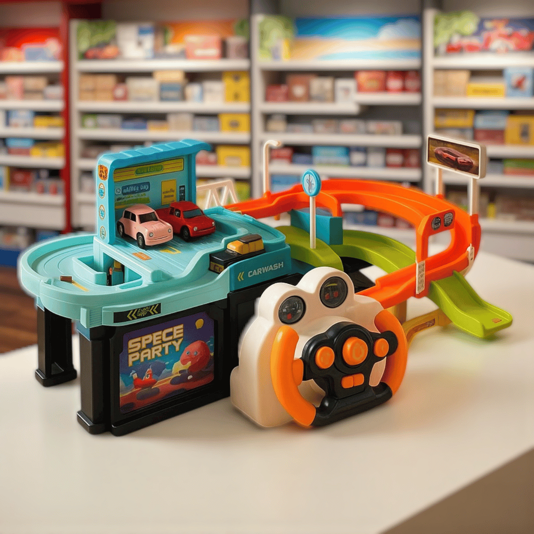 Steering Wheel Mars Base Track – Space Adventure Playset