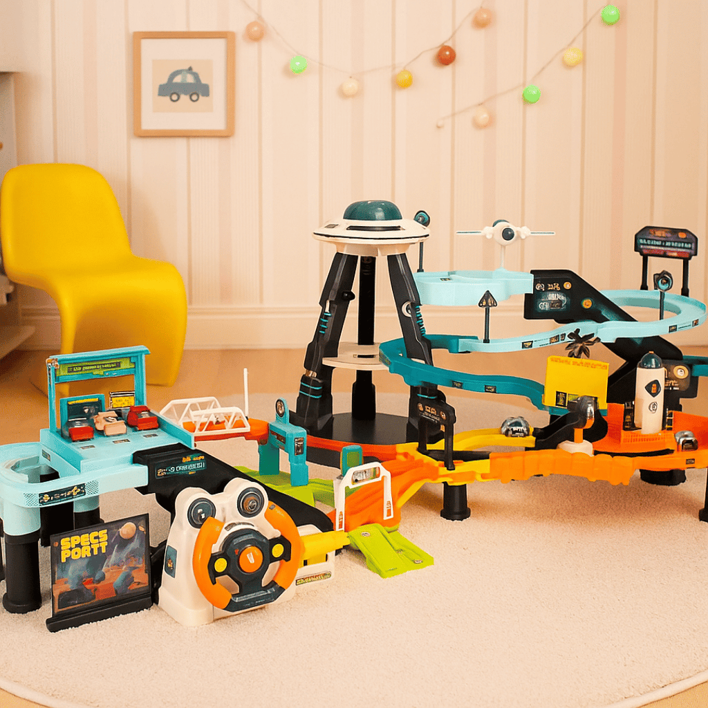 Steering Wheel Mars Base Track – Space Adventure Playset