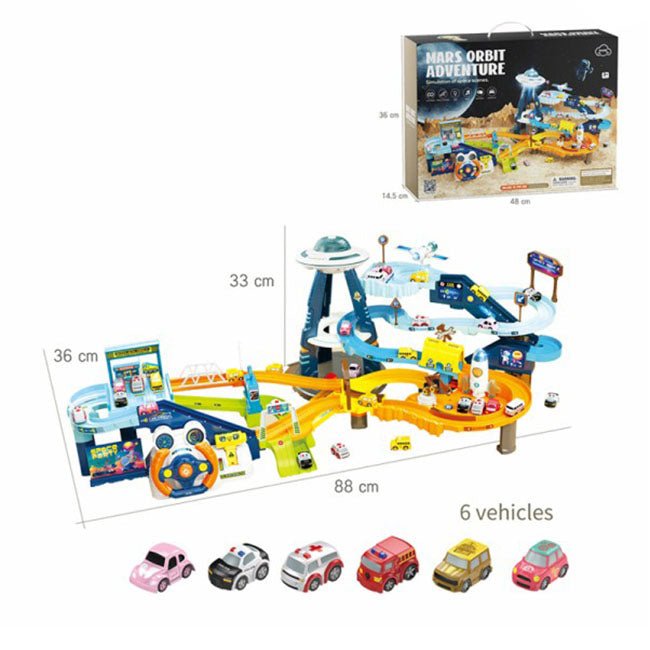 Steering Wheel Mars Base Track – Space Adventure Playset