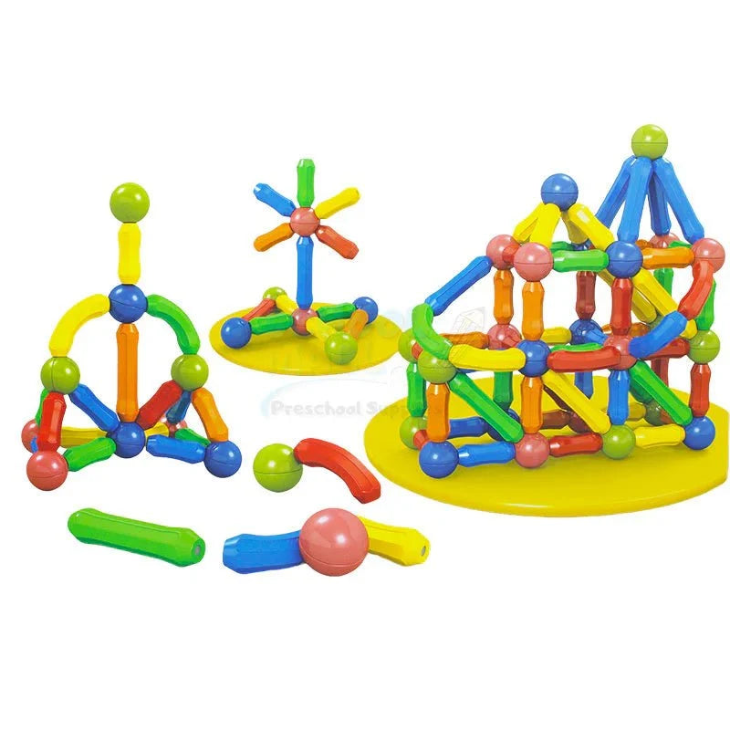STEM Magnetic Sticks Blocks Set | 64 Pcs